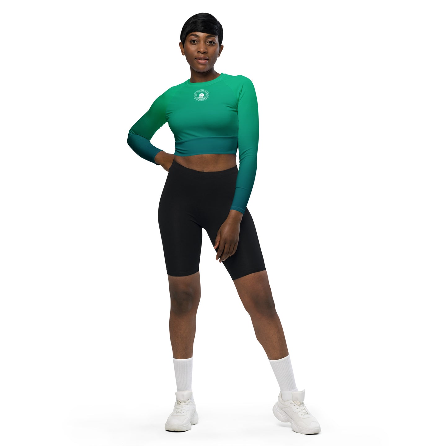 Women's Rising Tide Center Gym Crop Top