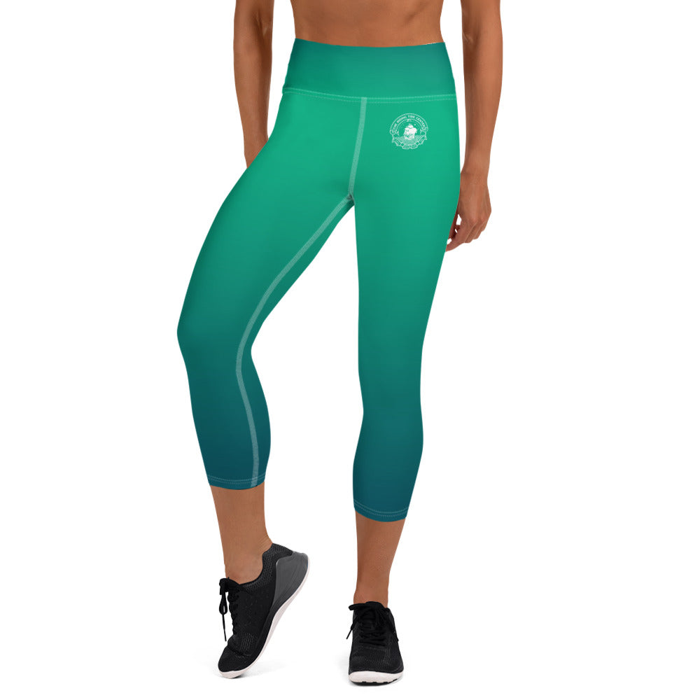 Rising Tide Center Yoga Capri Leggings