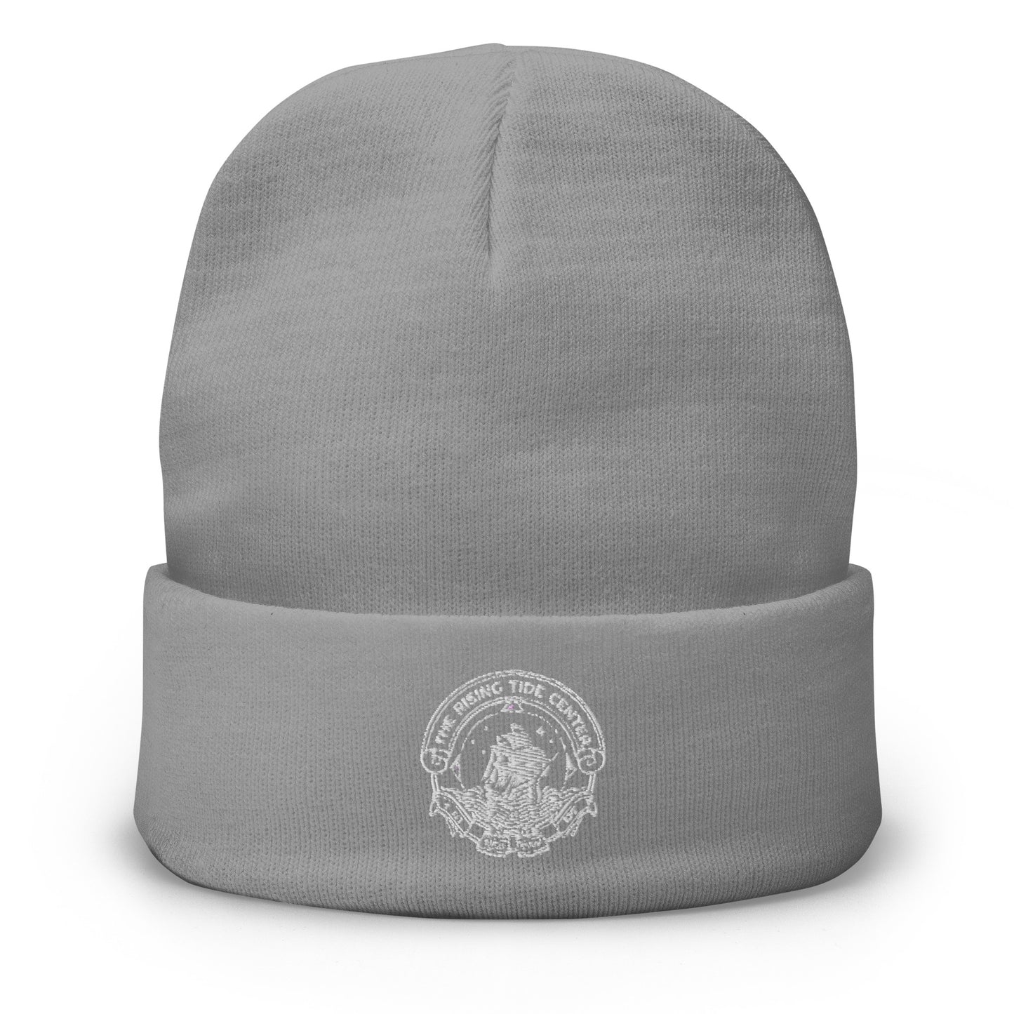 Rising Tide Embroidered Beanie