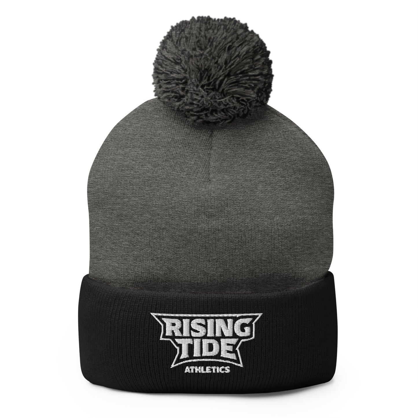 Rising Tide Athletics Embroidered Pom-Pom Beanie