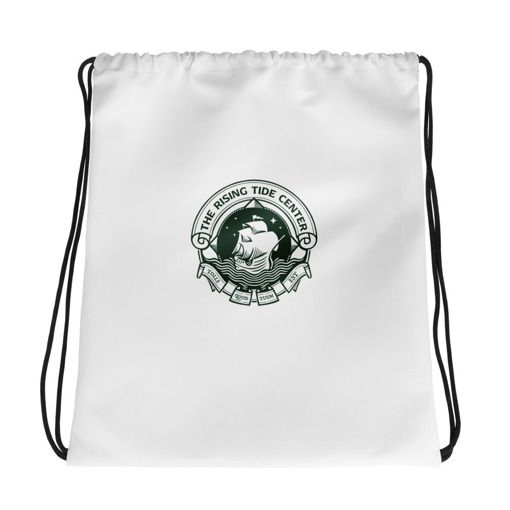 Rising Tide Center Drawstring Bag