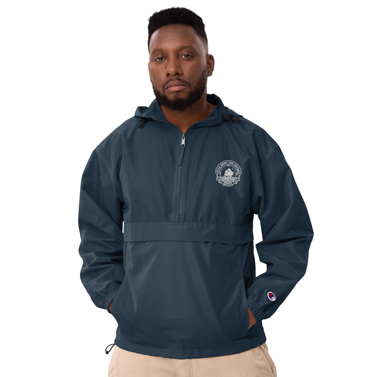 Rising Tide Embroidered Packable Coach Jacket