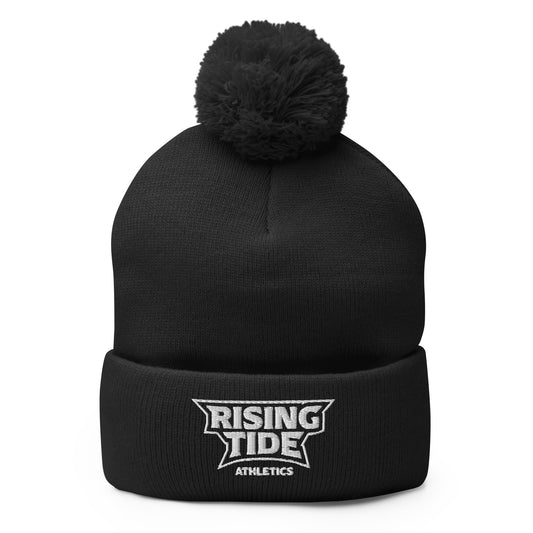 Rising Tide Athletics Embroidered Pom-Pom Beanie